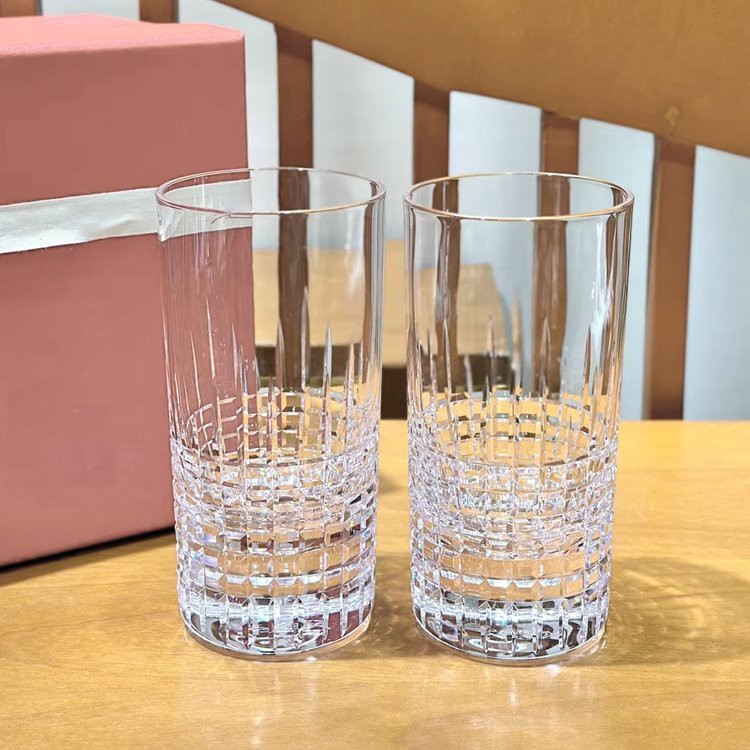 Premium Transparent Glass Water Cup